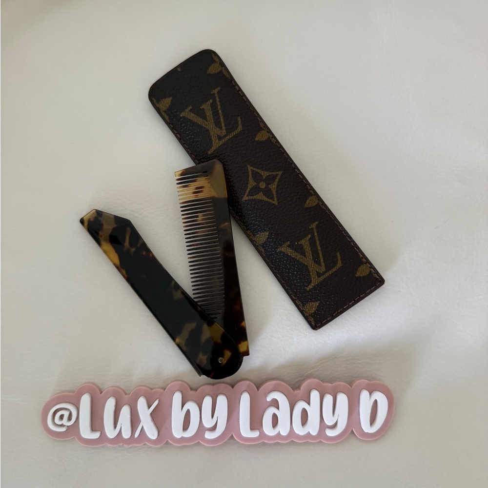 Louis Vuitton Brown and Black Hair Accessory